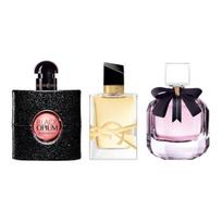 Yves Saint Laurent Black Opium Eau De Parfum With Libre Eau De Parfum With Mon Paris Eau De Parfum Sample Set 7.5ml+7.5ml+7.5ml 7.5ml+7.5ml+7.5ml