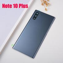Skirta Samsung Galaxy Note 10 Plus N975 N975F Note 10 N970 N970F Stiklinis galinis dangtelis Baterijos korpuso dangtelis Galinės durys Note 10 10+ Note10 Plus-Silver gray