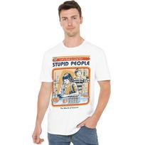 Steven Rhodes A Cure For Stupid People Unisex marškinėliai S-5XL, Balti L beige