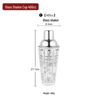 Stainless Steel Cocktail Shaker Set for Home Bar white