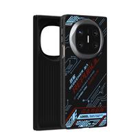 Dėl Huawei Mate X6 dėklo Magsafe plonas standus magnetinis belaidžio įkroviklio sulankstomas dėklas Dangtelis Metalinis objektyvas Kritimo testas Rankena Funda For Huawei Mate X6&PC black