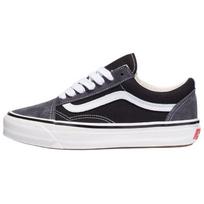Vans Old Skool Unisex Low Top Skate Shoes Black Gray Canvas Suede Classic Comfortable VN000D56239 35 black