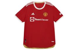 Adidas Manchester United Soccer Jersey Men's Red 2XL white