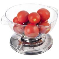 Silver Mechanical Kitchen Scale with Removable Bowl 5kg / 2.2L