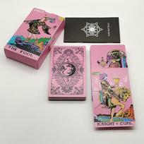 Cost Worthy Luxe Gold Foil Tarot Deck With Nice Plastic Package Board Game of Oracle Cards For Beginners