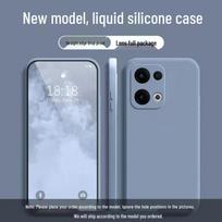 OPPO Reno 13 Phone Case: Solid Color, Liquid Full Coverage with Drop Protection and Personalized Soft Design 1 Case skalūno pilka spalva