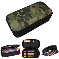 TAZ 90 Swiss Camo Military Tactical Gear Army Camouflage Pencil Case Pen Box Pencil Bag Stationery Supplies Pen Holder Bag 21x10.5x5cm gray
