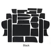 Rubber Anti-slip Mat Door Groove Cup for Honda Freed GB5GB6GB7GB8 2016~2022 Cushion Gate Slot Coaster Car Stickers raudona