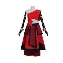 Moterų Avataras Katara Cosplay Kostiumas Suknelė Helovynas XL black