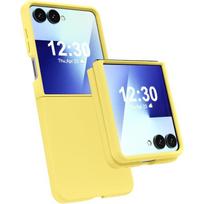 Suitable for Samsung ZFlip7 Folding Liquid Silicone Mobile Phone Case Solid Color Skin Feeling Zflip6 Anti Fall New Protective Case Samsung Z Flip3 blue