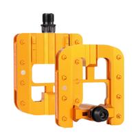Bicycles Foldable Pedals Folding Bike Pedals with Reflective Strips NonSlip Cycling Pedals for Folding Bike, Road Bike auksas