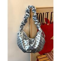 Polka Dot Dumplings Come with A Large Capacity Crossbody Bag with A Slanted Design and An Elegant Tote Bag. rožinė