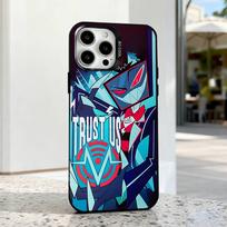 H-HazbinS Vox Hotel Trust Us  Phone Case For iPhone 17,16,15,14,13,12,11,Pro,Max,Plus,E,Air,Mini Black Tpu IMD Cover iPhone14 black