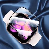 Screen Protector for Apple Watch 11 42mm 46mm Soft Glass Film 3D HD Bubble-Free Anti-Dust Scratch-Resistant iWatch Series 10 11 46mm Series 10 11 white