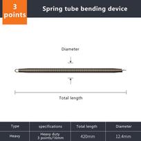 1 Pcs Pvc Pipe Bender 16-25Mm Square Steel Wire Pipe Bending Manual Tool Curve Spring Wire Tube Spring Bender A1 black