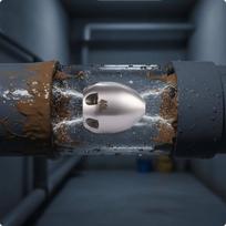 Pipe Cleaning Nozzle Clog Clearing Rotating Sewer Heavy Duty Water Jet Tip 30L Egg 2 130L Egg Nozzle 2 gray