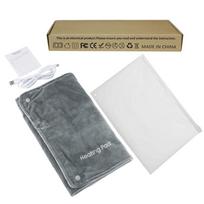 Electric Portable Hand Warmer Heater Mat Waist Knee Legs Heating Sheet Soft Blanket Thermal Pad Hand Warming Office Household beige