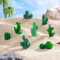 Small Decor Statues for DIY Miniature Landscape & Terrarium 12PCS XRZ gray