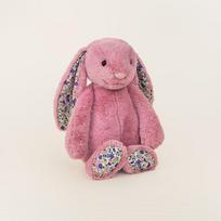 Mielos 30/36cm Tulpės gėlių rašto Triušis Gėlė Audinys Triušis Pliušiniai žaislai Triušis Kimštas lėlės žaislas Pomėgiai Kolekcija Gimtadienio dovana pink