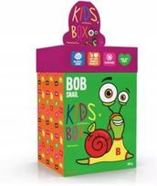 Vaikų dovanų rinkinys Bob Snail su žaislu, žaidimu ir užkandžiais, 382 g