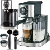 Kavos aparatas su pieno plakikliu Silvercrest SEMM, 1470 W, Latte PRO