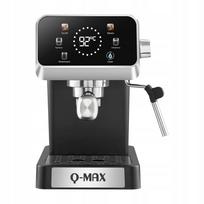 Espresso kavos aparatas Q-Max, 20 bar, su ekranu, juodas