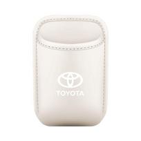 Automobilio durų puodelio laikiklis Galinės sėdynės gėrimų laikiklis Odinė daiktadėžė Toyota Corolla Avalon Supra Yaris Prado Prius Rav4 Camry FB5 rvxb6 black