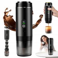Nešiojamas kavos aparatas, 80 ml, kapsulėms ir malta kava, USB-C, kelionėms