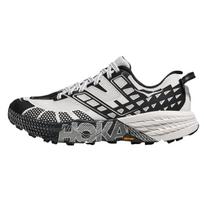 HOKA ONE ONE SPEEDGOAT 2 Running Shoes Unisex Low Top Black/Frost White 1162710-BKFR 42 balta