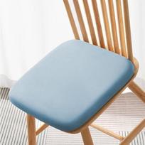 Memory Foam kėdės pagalvėlė Stora kvėpuojanti sėdynės pagalvėlė Neslystanti minkšta pagalvė biurui namams valgomajam valgomojo kėdutei 1pc seat cushion(45x45cm) rožinė