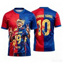 2026 Lamine Yamal Nr.10 Futbolo Marškinėliai Rungtynėms & Treniruotėms Vasaros Sportas Vyriški Marškinėliai S blue