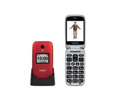Evolveo - EasyPhone FS sulankstomas mobilusis telefonas pagyvenusiems 2.8" raudonas