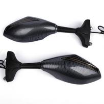 1 pora LED posūkių rodikliai Motociklo galinio vaizdo šoniniai veidrodėliai Suzuki Hayabusa sv650s/1000s gsx750f MT Suzuki TL1000S CB6LR3 black