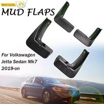 Set Mud Flaps For Volkswagen VW Jetta Sedan Mk7 -on Mudflaps Splash Guards Flap Mudguards Fender Front Rear A7 S SE gray