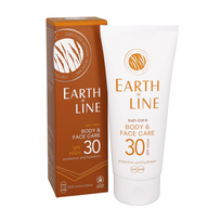 EARTH LINE Sun Body & Face Care SPF30 (UVA, UVB, 100% mineraliniai filtrai), 100ml
