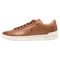 Polo Ralph Lauren Leather Round Toe Lace-Up Lightweight Low-Top Sneakers Men sneakers Brown 809845110005 40 brown