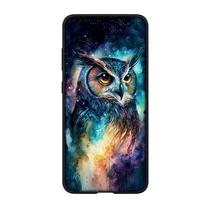 for Samsung Galaxy S25 S24 S23 S22 Ultra FE Plus A17 A37 A57 A56 A55 A06 A16 A15 A36 A26 A35 A05 A25 A54 A34 A33 Phone Case Owl Bird Cover for Samsung Galaxy A50S švelni smėlinė