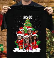 AC DC Rock Band Kalėdiniai marškinėliai Unisex Koncertiniai S-5XL CR889 Unisex Marškinėliai XL black