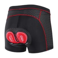 Men's Cycling Padded Shorts - Essential Riding Underwear for Enhanced Comfort on Long Rides M raudona