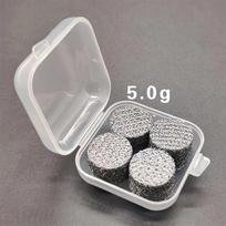 4pcs Mesh Filter, 3.7g/5g, Foam Tablet for Foam Nozzle, Snow Soap Lance, Foam Sprayer Durable Stainless Steel Foam Lance Filters for Home DIY 5g gray
