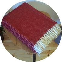 Vilnonis pledas bordo 160 x 200 cm
