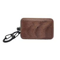 Suitable For WF-1000XM5 Earphone Cover Shockproof Anti-scratch Protective Sleeve Solid Wood Shell Dustproof Housing Case brown