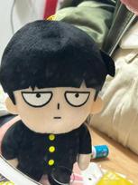 Shigeo Kageyama Medvilninė lėlė Mob Psycho 100 Anime Aksesuarai Pliušiniai žaislai Anime Mielas Gimtadienio dovana Gerbėjams Darbalaukio papuošalas No Skeleton Body black
