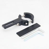 Motociklo prailginimo laikiklis prožektoriui Išorinis fiksuotas žibinto laikiklis apšvietimo prailginimas Šakės rankenos laikiklis Reguliuojamas 20mm-36mm 1PCS juoda
