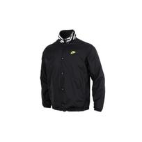 Nike Sportswear Coaches Reversible Fleece Lined Jacket Men Outerwear Black CV7121-010 L black