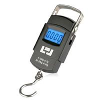 Elektroninės svarstyklės su žvejybos kabliuko taros funkcija, apšviečiamas LCD ekranas, skirtos namams 1 gray