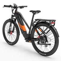 Electric Bicycle All Terrain Lankeleisi Mx600 Pro 27.5  500W Motor City Electric Bike 48V 20AH Front Fork Suspension Shimano 7 Speed pilka