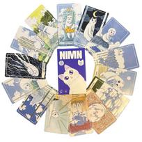 NIMN White Cat Tarot 10.3*6cm for Cat Lovers, Cute 78-Card Tarot Deck, Whimsical Watercolor Feline Kawaii Tarot