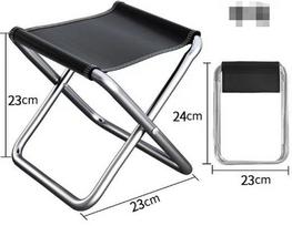Ultra-Lightweight Compact Folding Stool Durable, Portable, and Space-Saving Design for Travel,Camping, Fishing gray