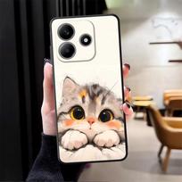 Phone Cover Case for Xiaomi Redmi Note 14 10 12C 13C 14C A3 13 Pro Plus A1 12 11 9 8 7 K80 A4 A5 A2 K40 A1 Cartoon Cat Redmi K80 Pro gray